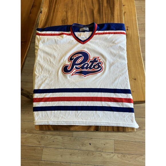 Vintage Bauer WHL Regina Pats XL Hockey Jersey - Picture 2 of 11